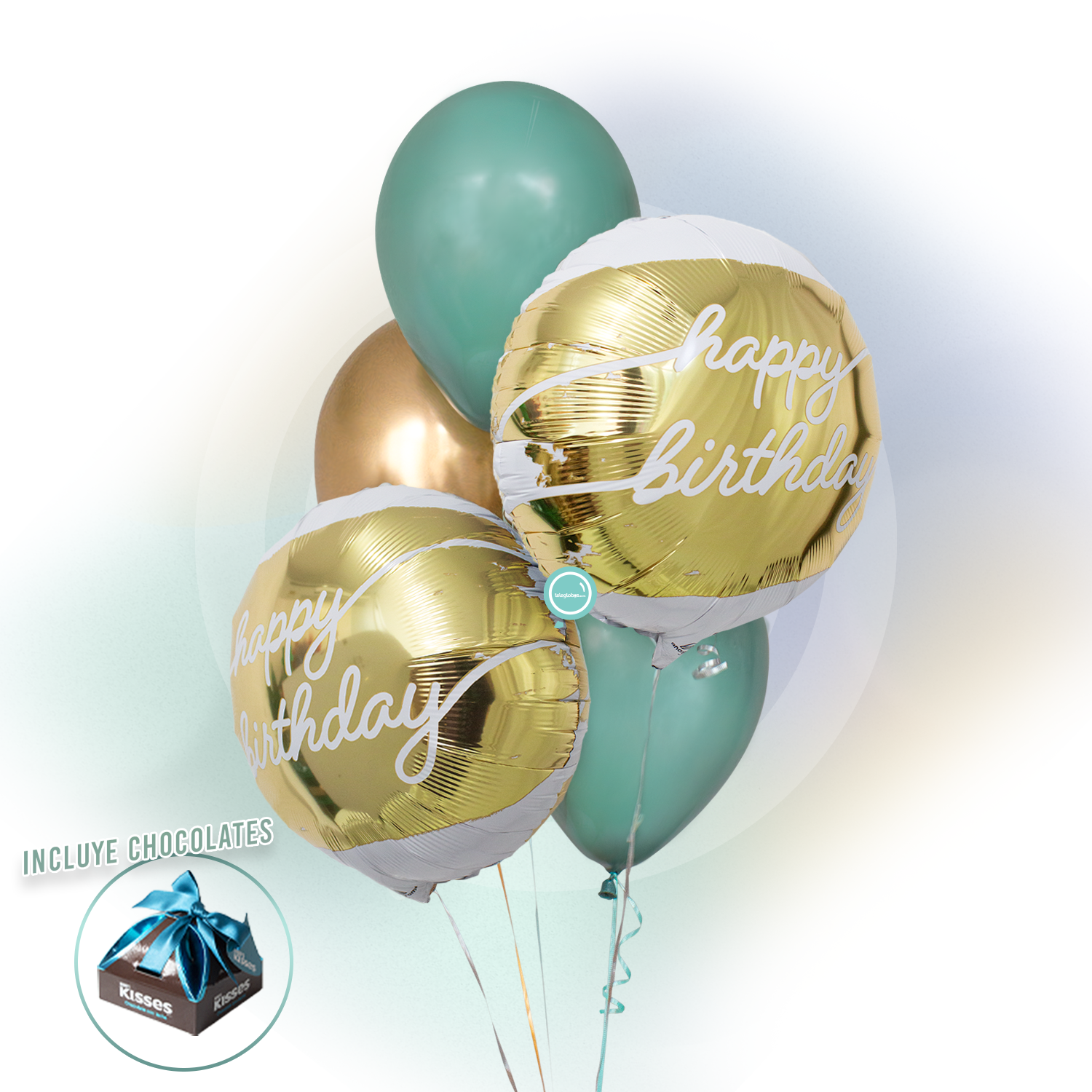 Bouquet de Cumpleaños -Happy Birthday Golden-