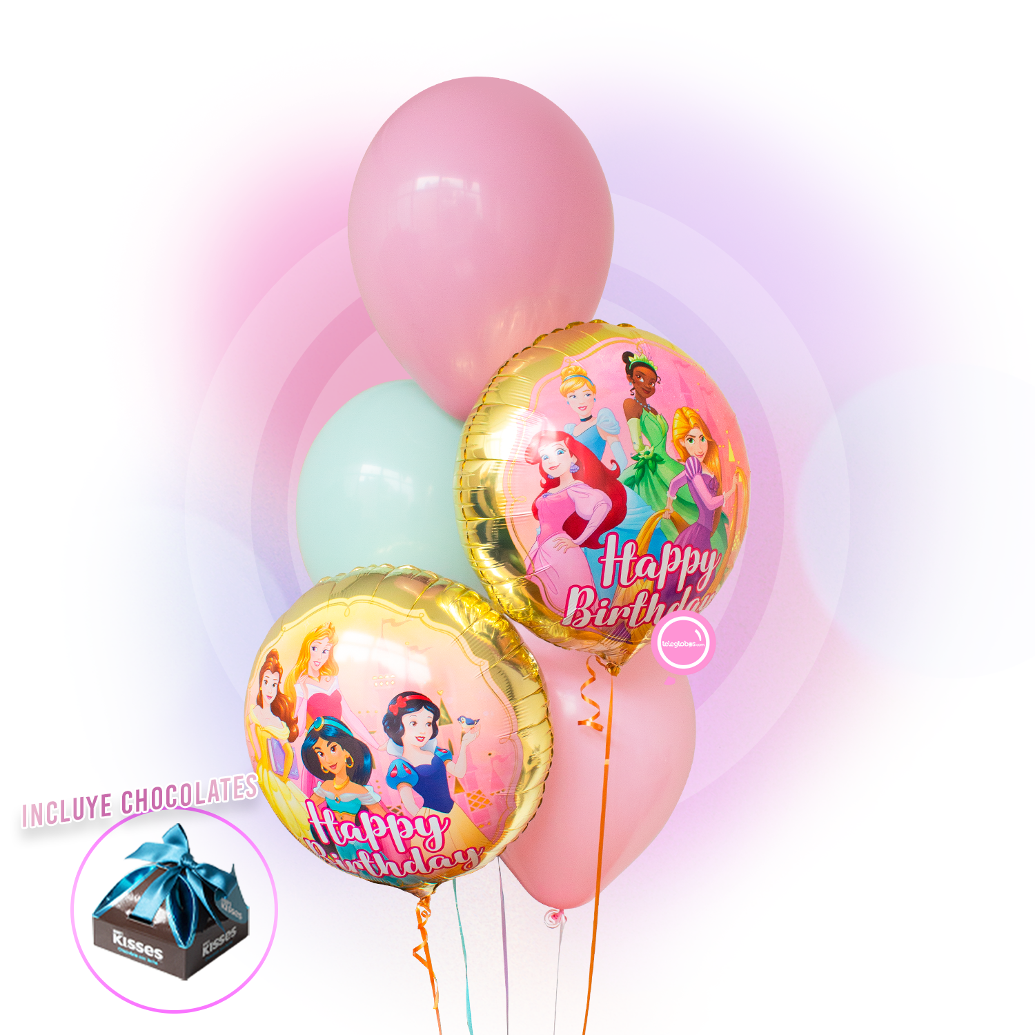 Bouquet de Cumpleaños -Princesas Disney-