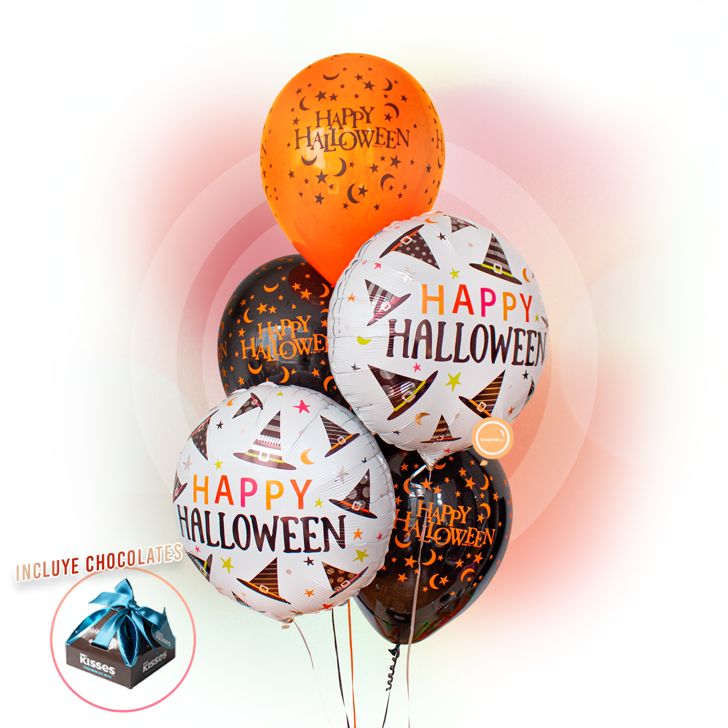 Bouquet de Globos para Halloween - Pumpkin Jack -