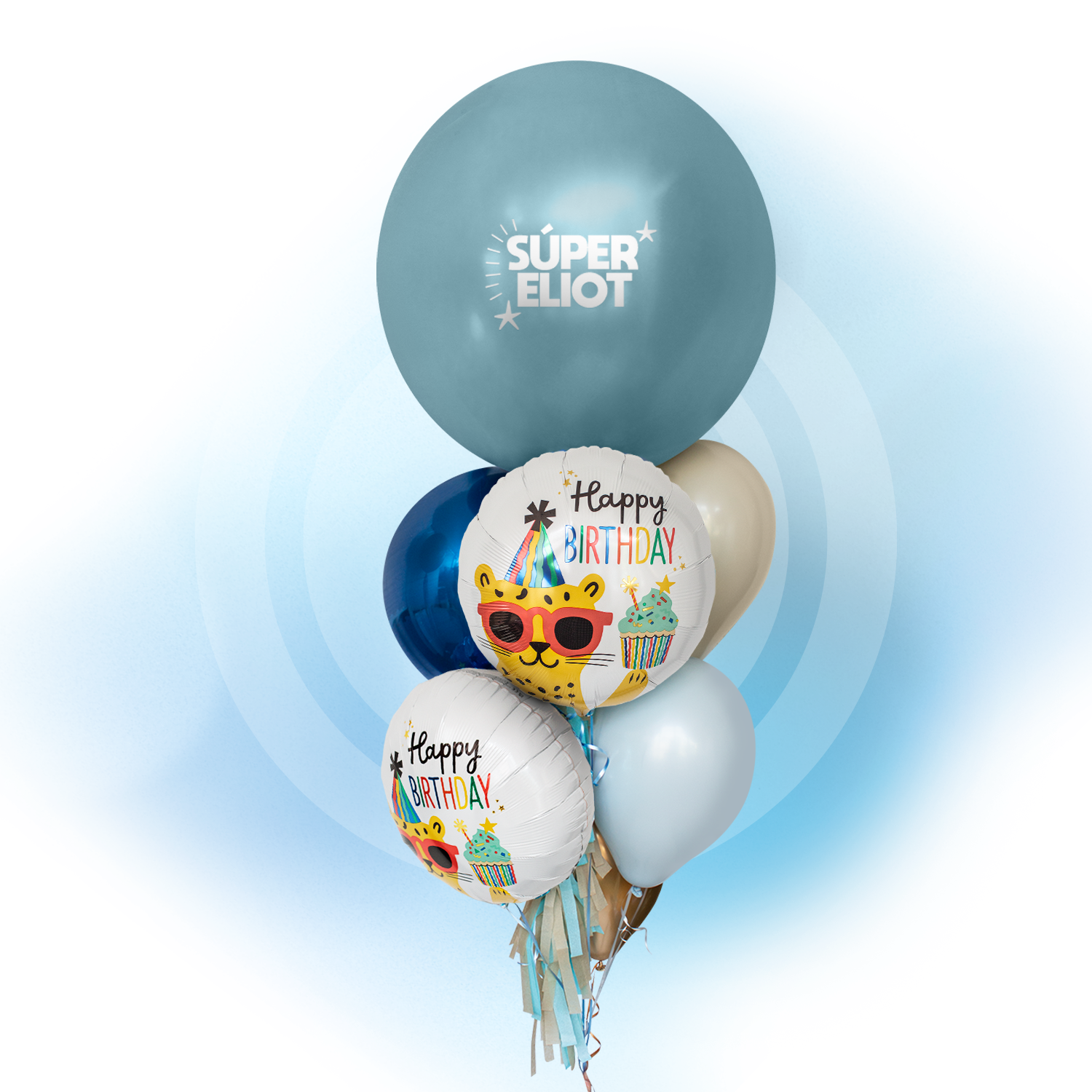 Bunch de Globos Inspira - Super Birthday -