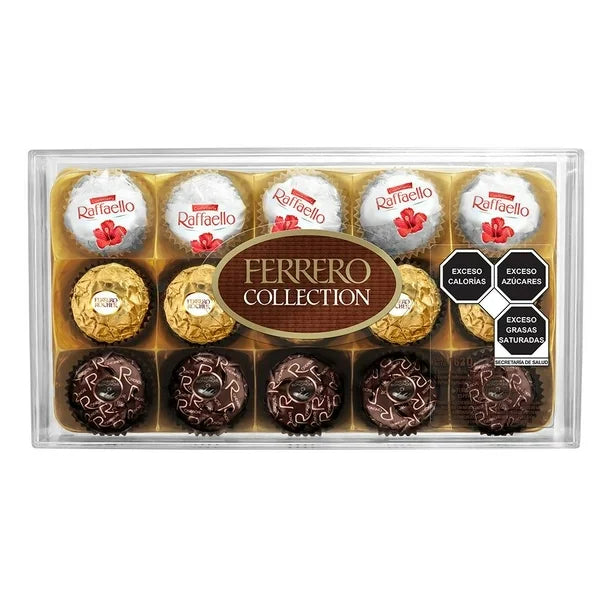 Chocolates Ferrero Collection - 15 Unidades. 162 gramos