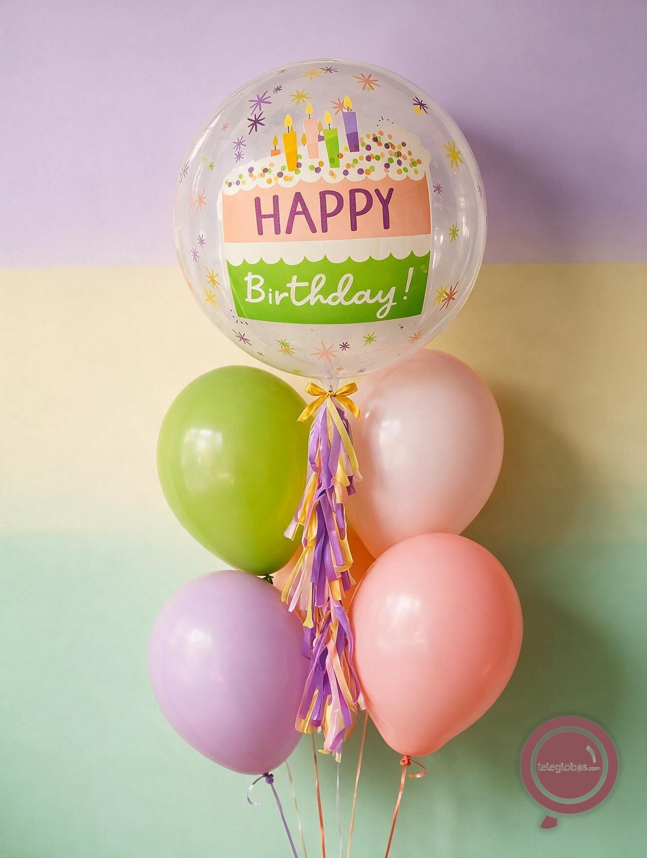 Bouquet de Cumpleaños -Burbuja Happy Birthday-