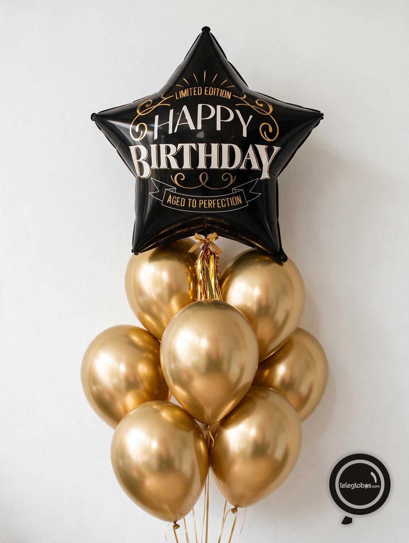 Bouquet de Cumpleaños -Better With Age Dorado-