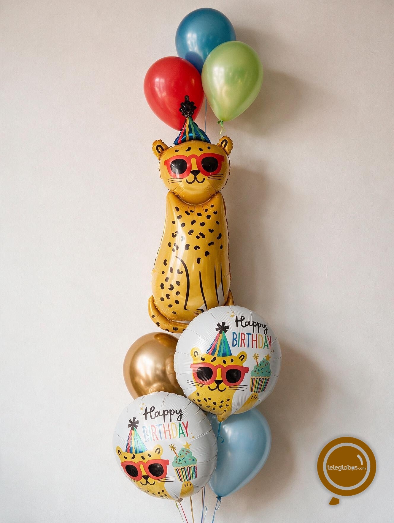 Bouquet de Cumpleaños -Happy Birthday Party Animal-