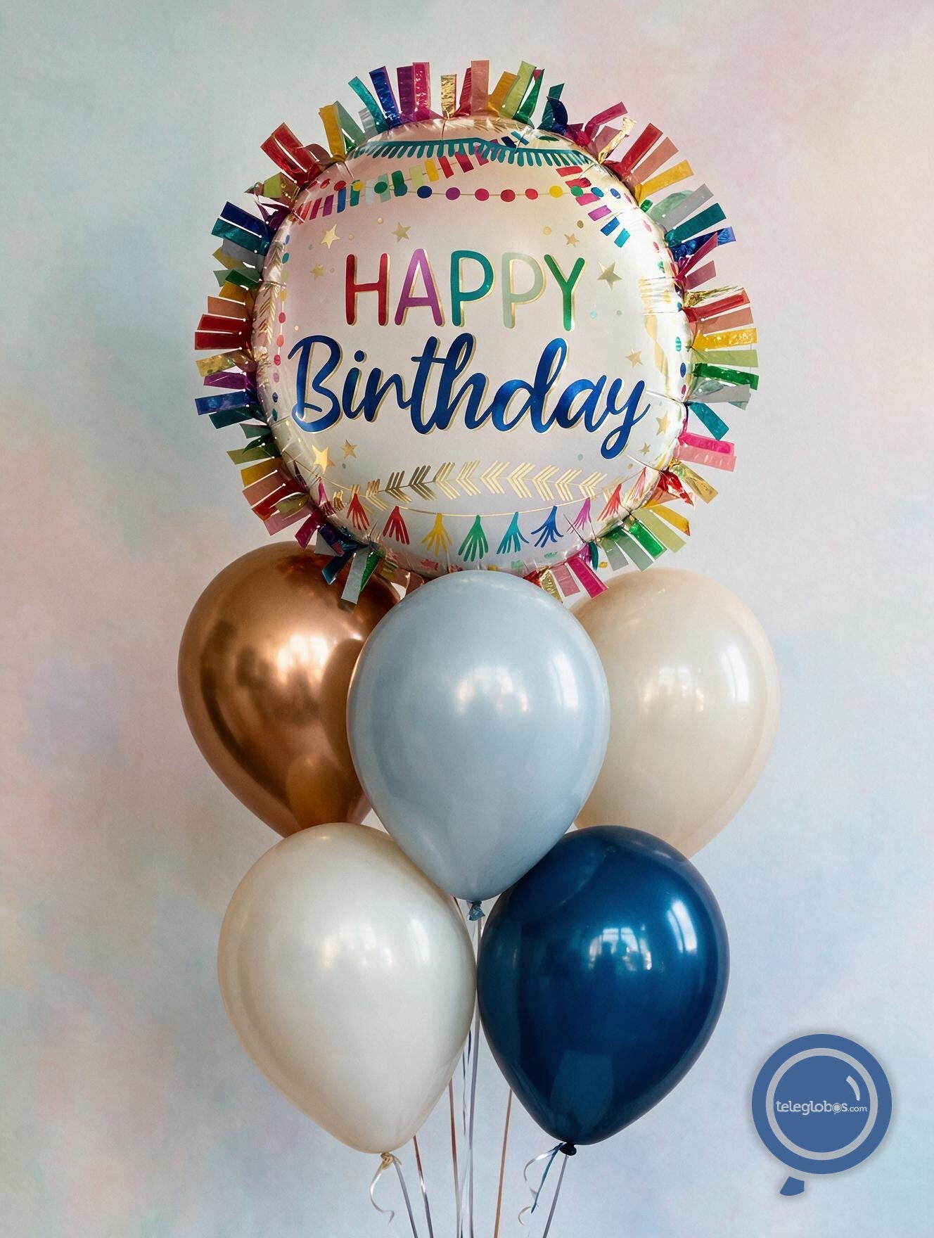 Bouquet de Cumpleaños -Happy Birthday Serpentinas-