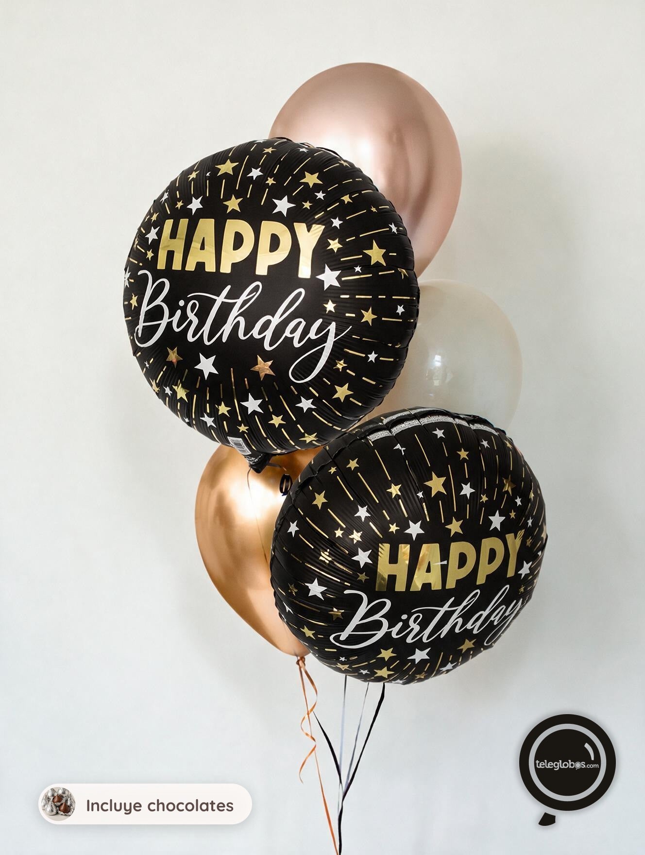 Bouquet de Cumpleaños -Lunares de Colores-