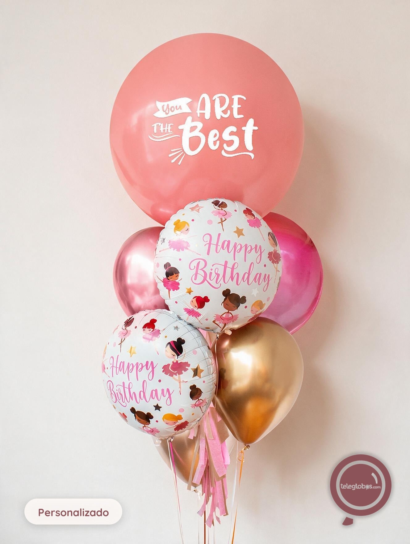 Bunch de Globos Inspira -Happy Birthday Ballet-
