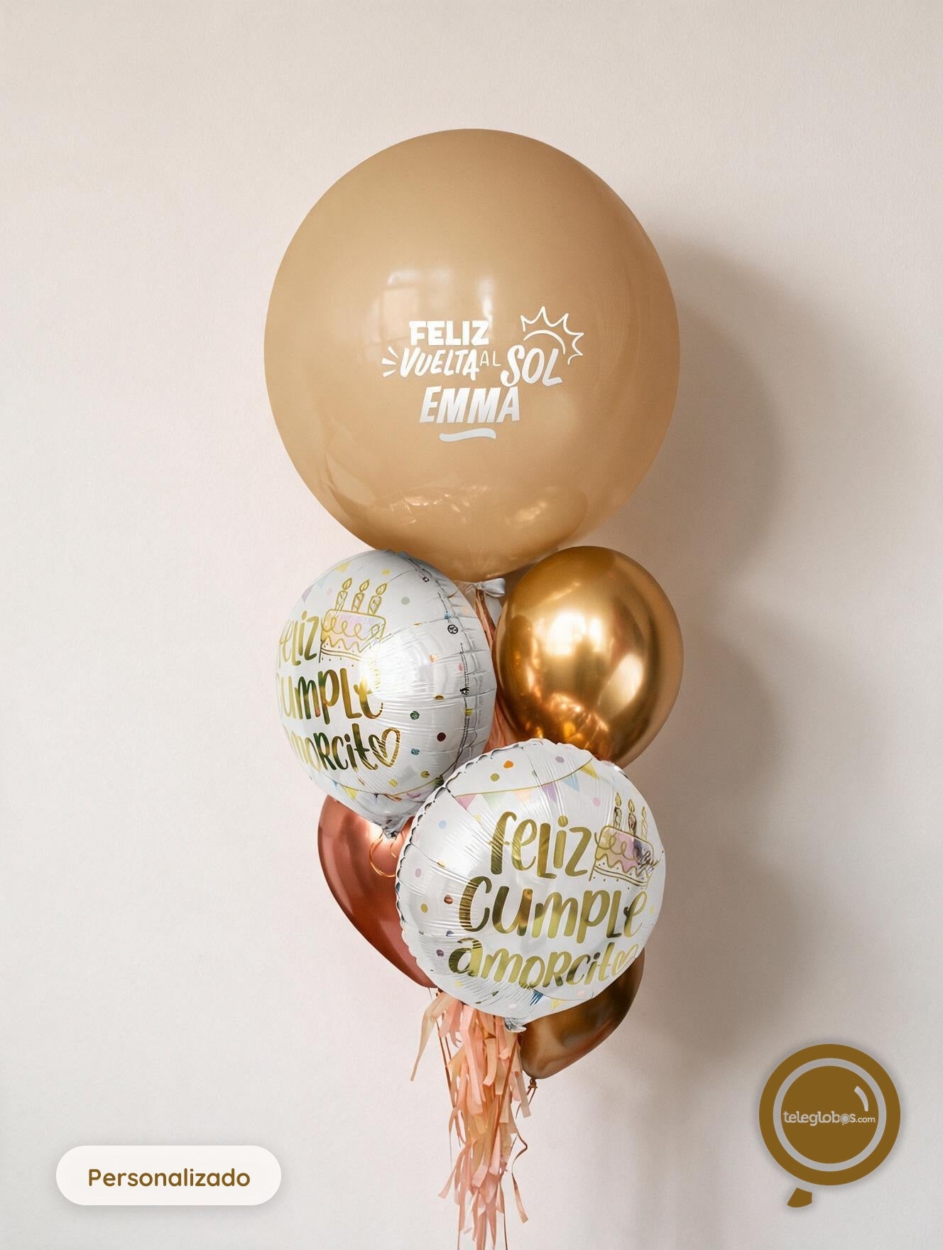 Bunch de Globos Inspira - Metalic Dots -