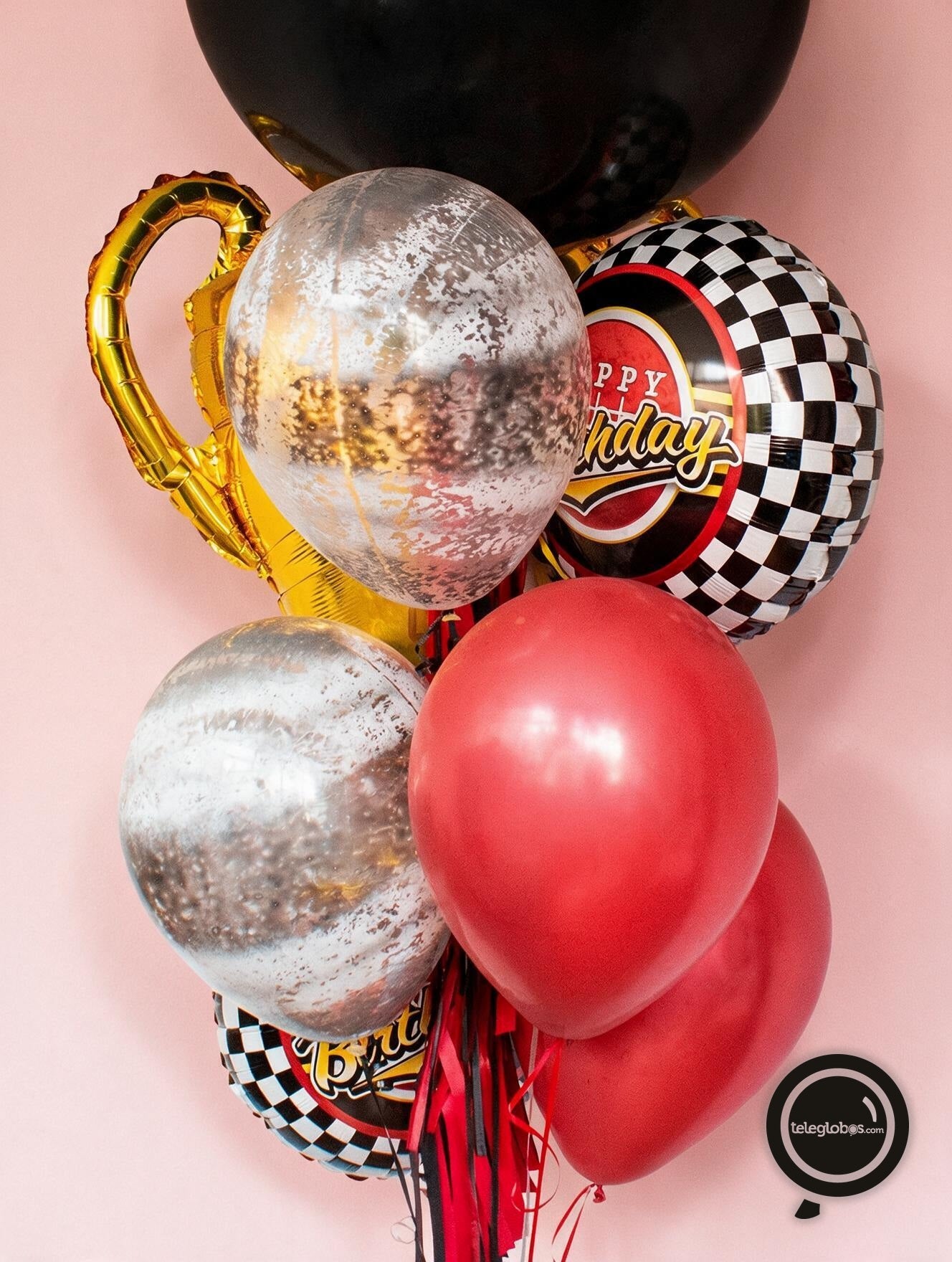 Bunch de Globos Inspira -Trofeo We are the Champions- - detalle