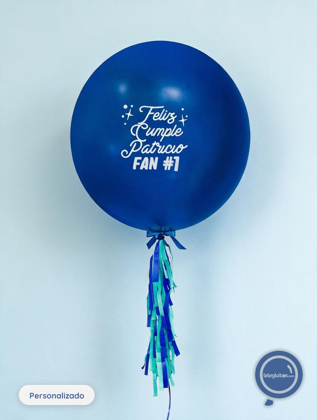 Globo Personalizado de 24" Fashion Azul Rey