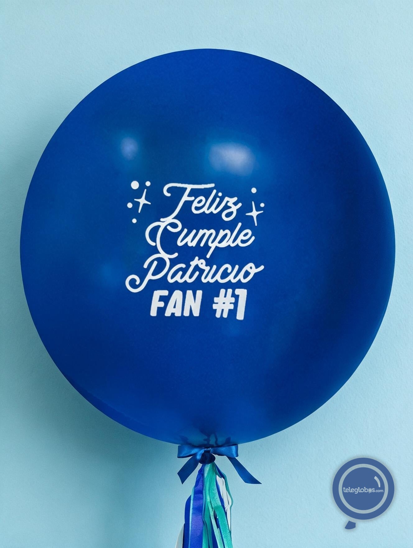 Globo Personalizado de 24" Fashion Azul Rey - detalle