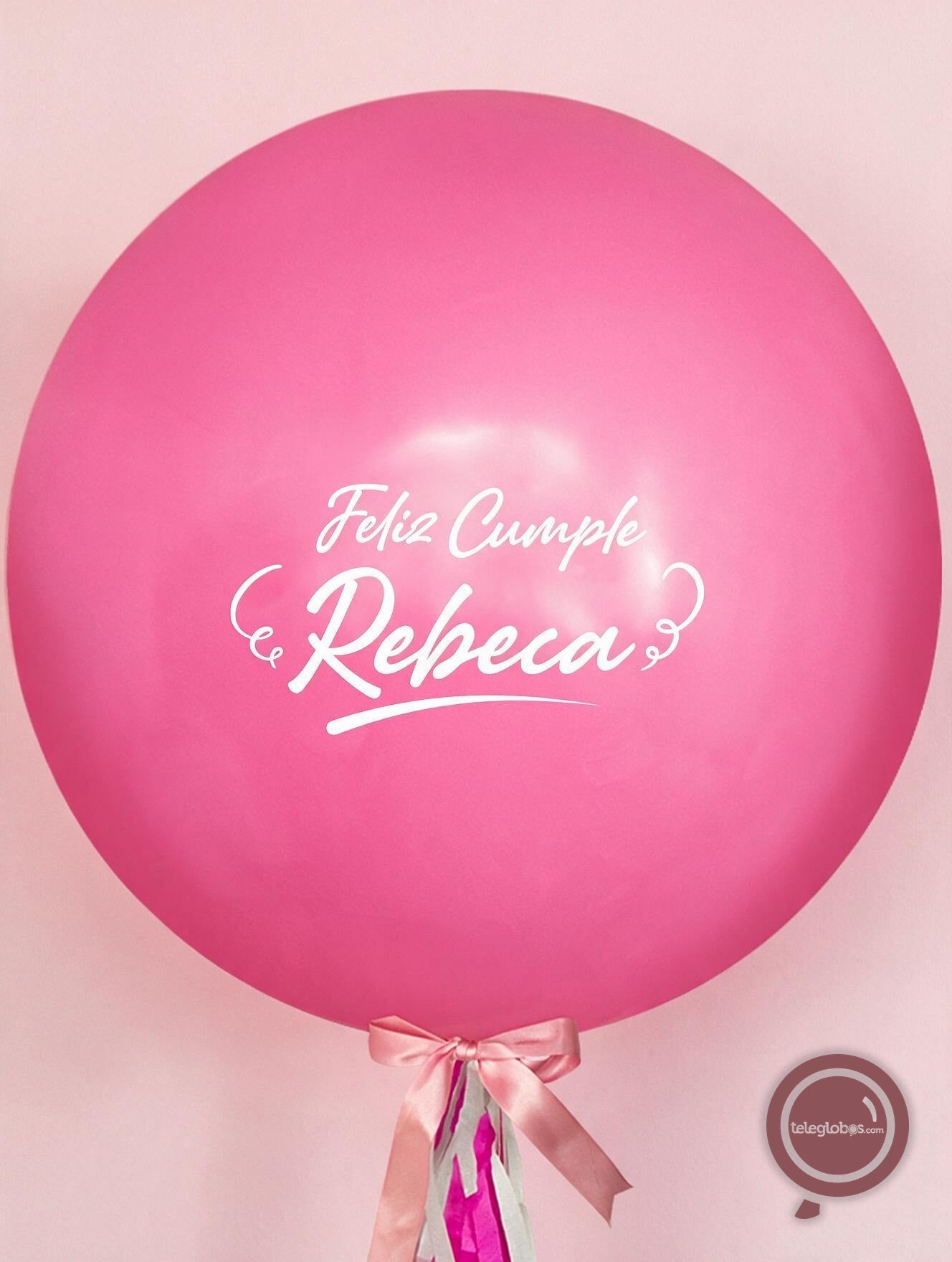 Globo Personalizado de 24" Fashion Fucsia - detalle