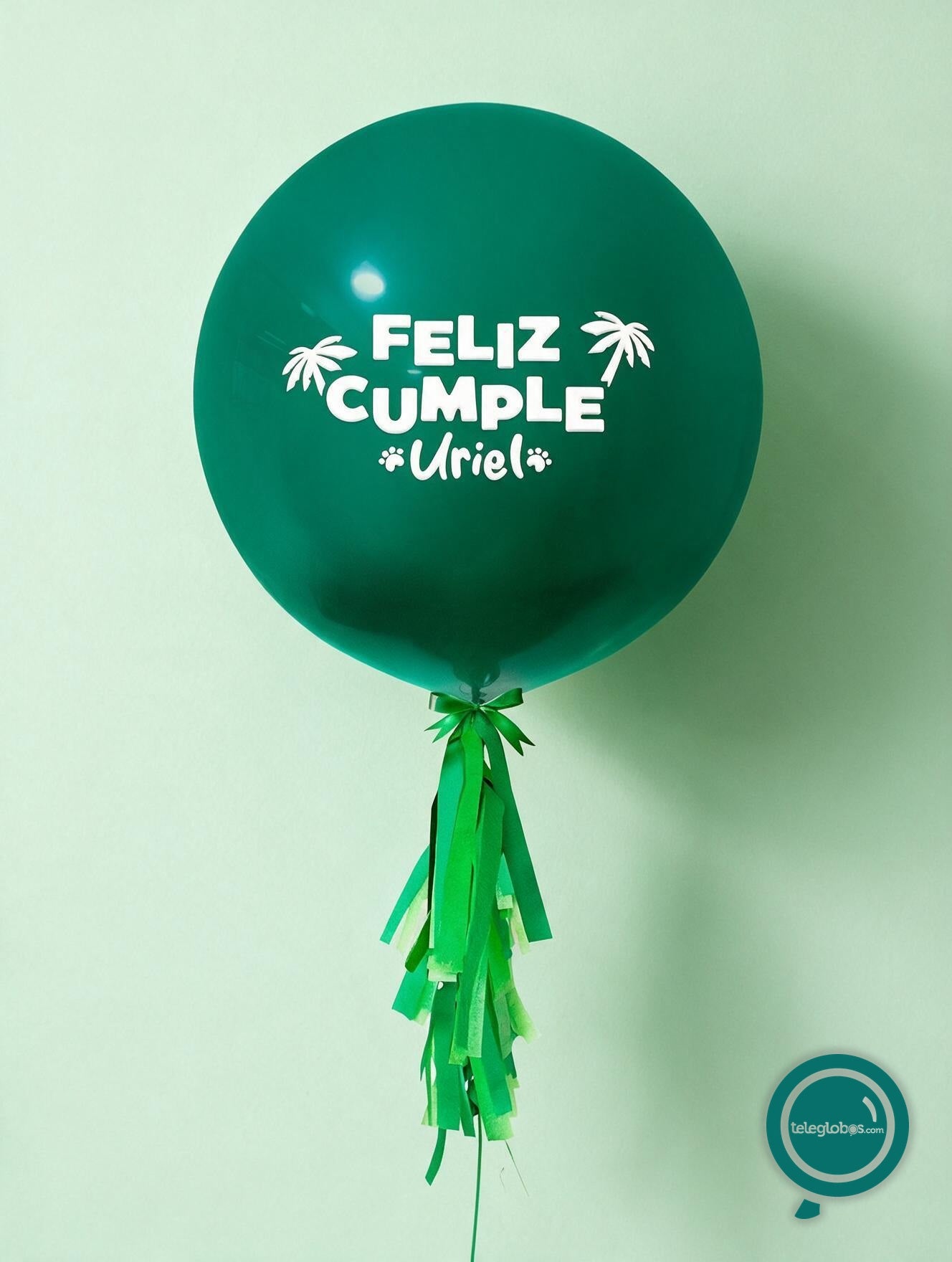 Globo Personalizado de 24" Fashion Verde - detalle