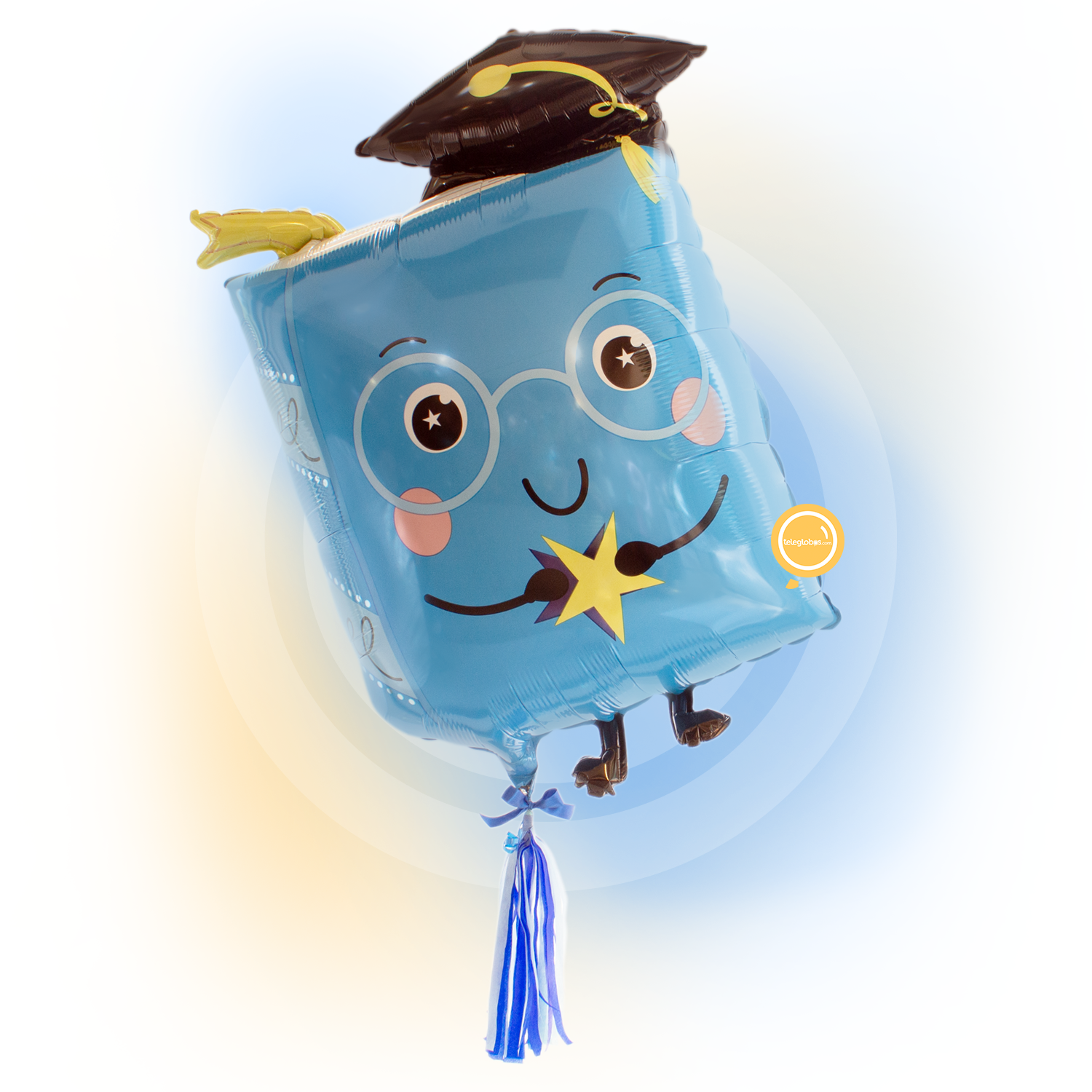 Globo Metálico Super Shape de 28" - Dream Big Book Grad