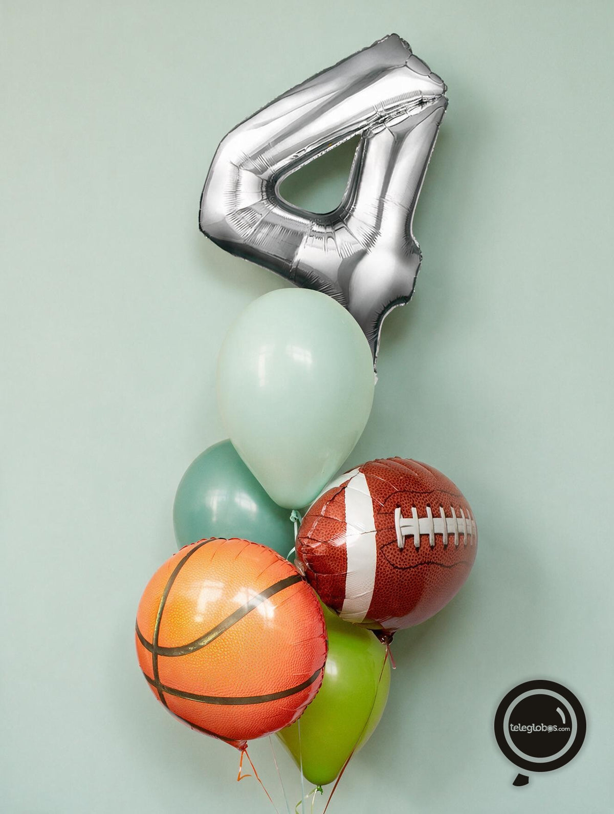 Kit Celebra -Major League Sports- con Globos de Helio