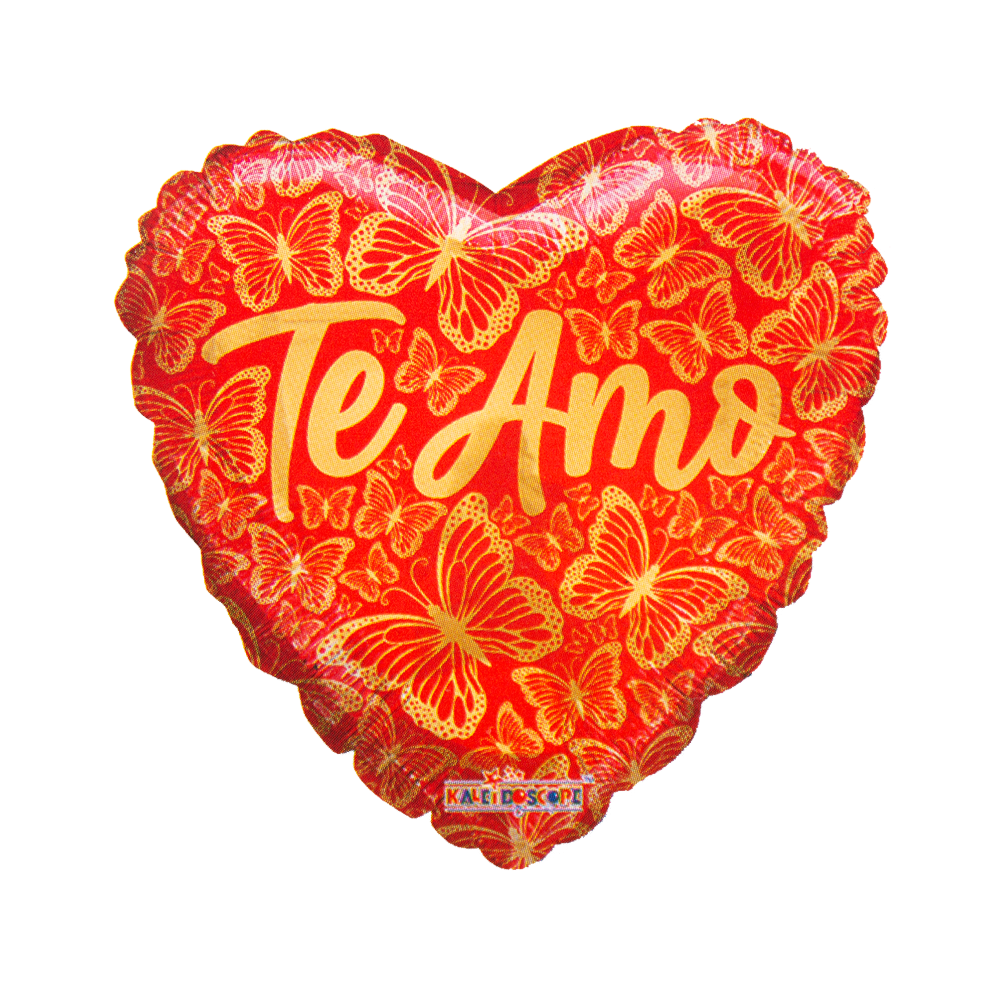 Globo Metálico 18" Te Amo Mariposas