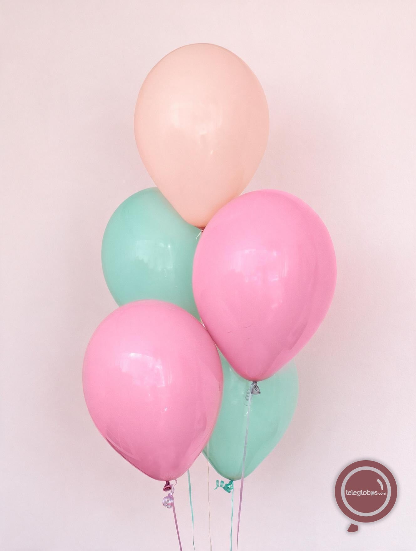 Torre de 5 Globos de Látex -Daisy Pastel-
