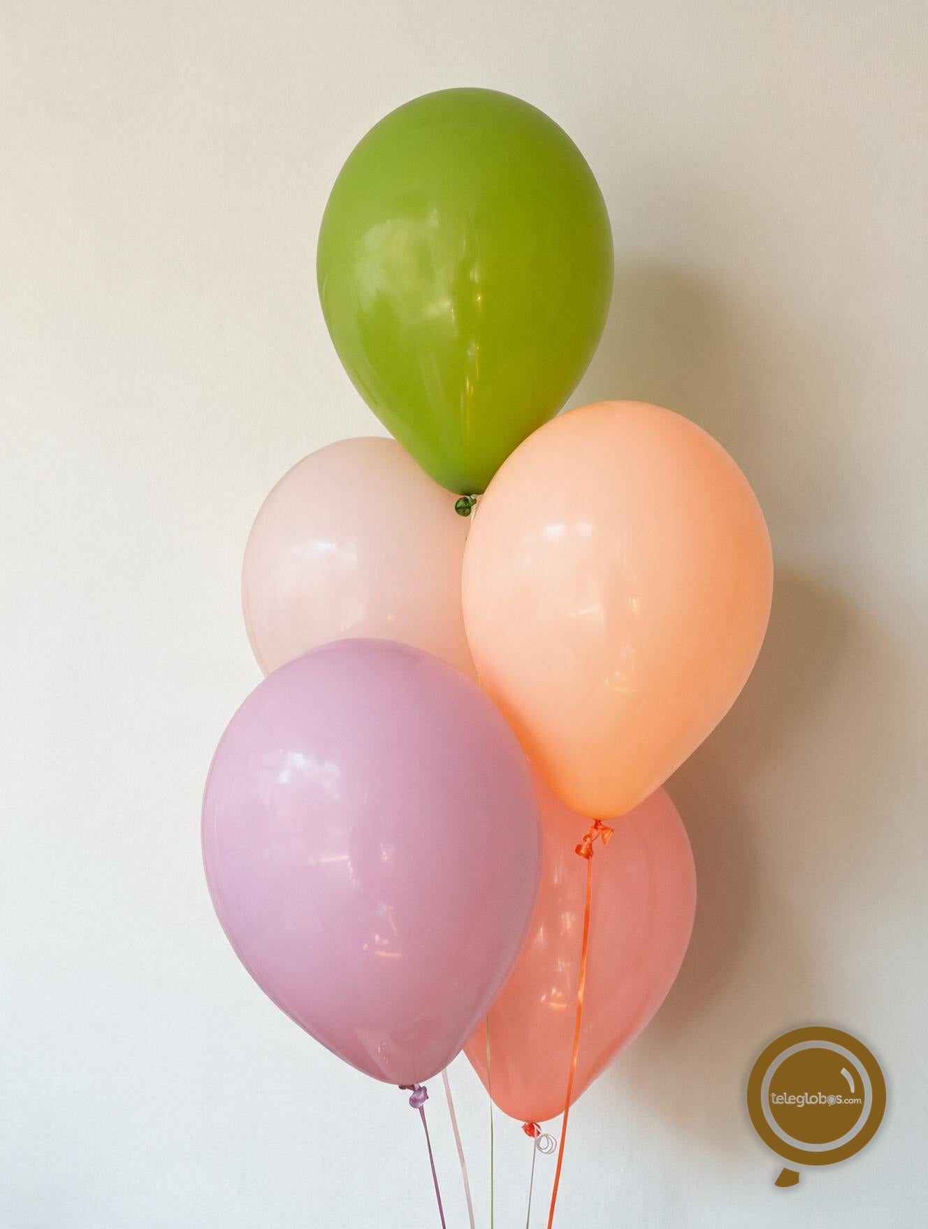 Torre de 5 Globos de Látex - Glamorous Pumpkins -
