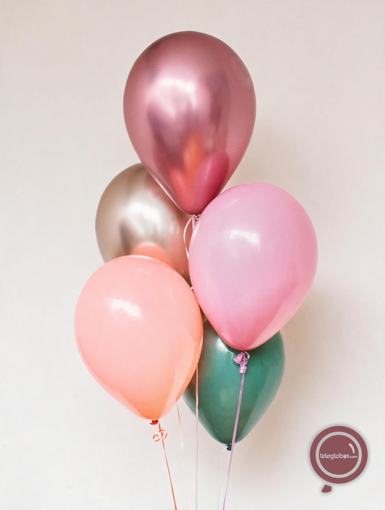 Torre de 5 Globos de Látex -Pintura Mágica-