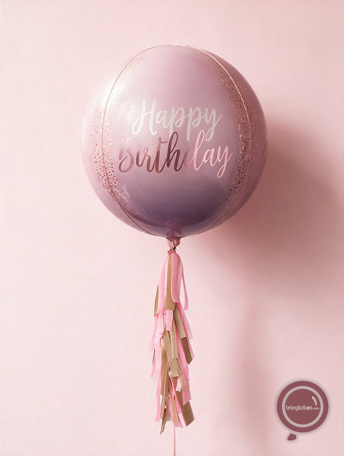 Globo Metálico ORBZ -Blush Birthday-