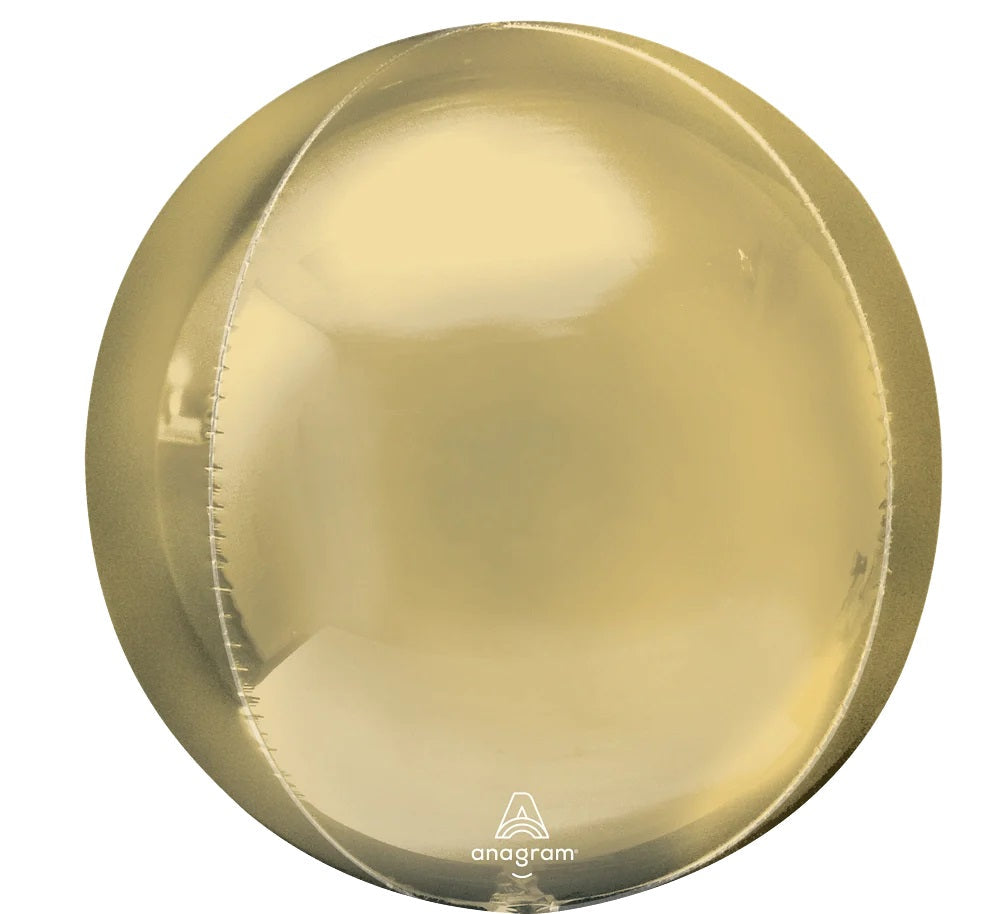 balloon Orbz 15 "White Gold