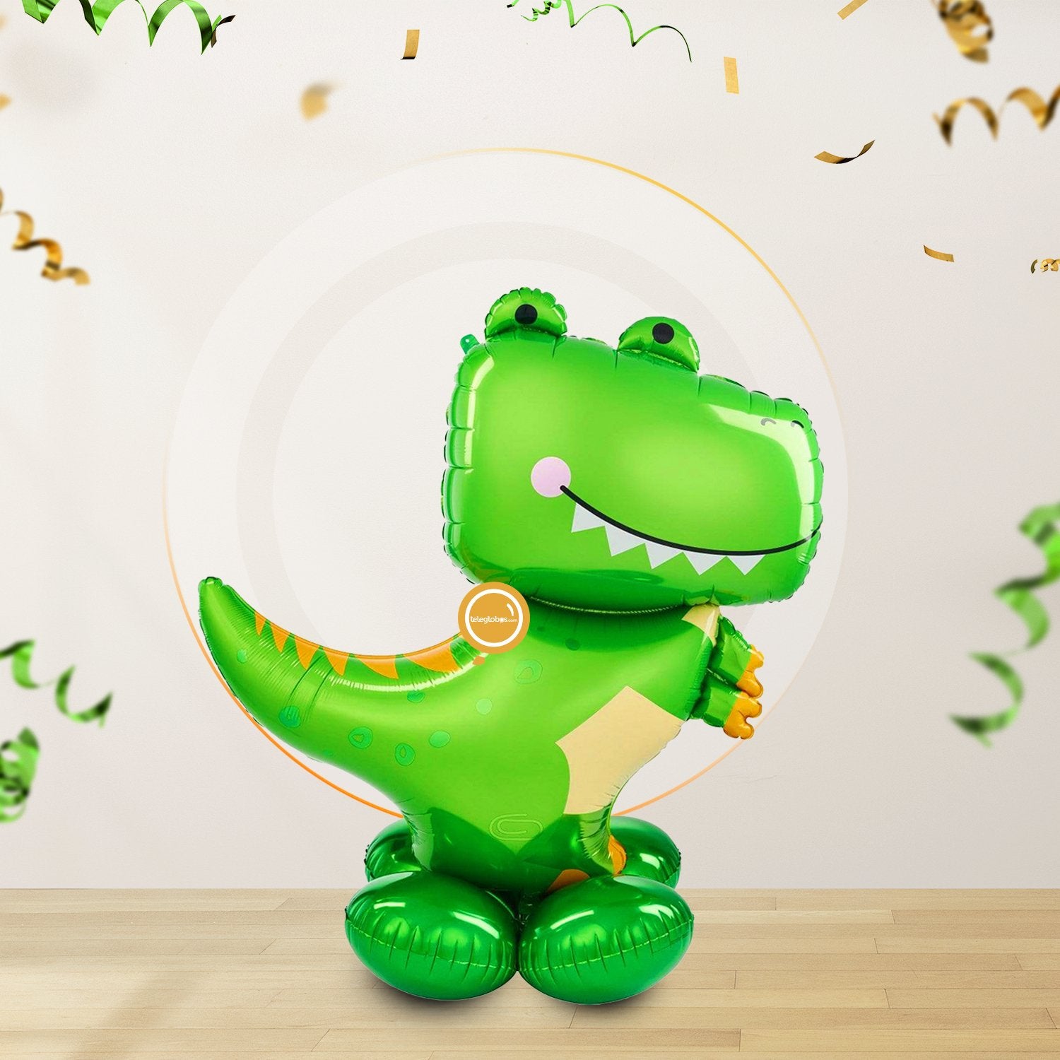 AirLoonz T-Rex y Bouquet de Globos -Happy Dino Birthday-