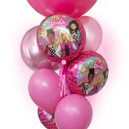 Bunch de Globos Inflados con Helio Inspira -Barbie Dream Together-